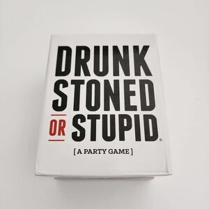 Drunk‎ Stoned or Stupid A Party Game Kickstarter Funded 2014 First Release